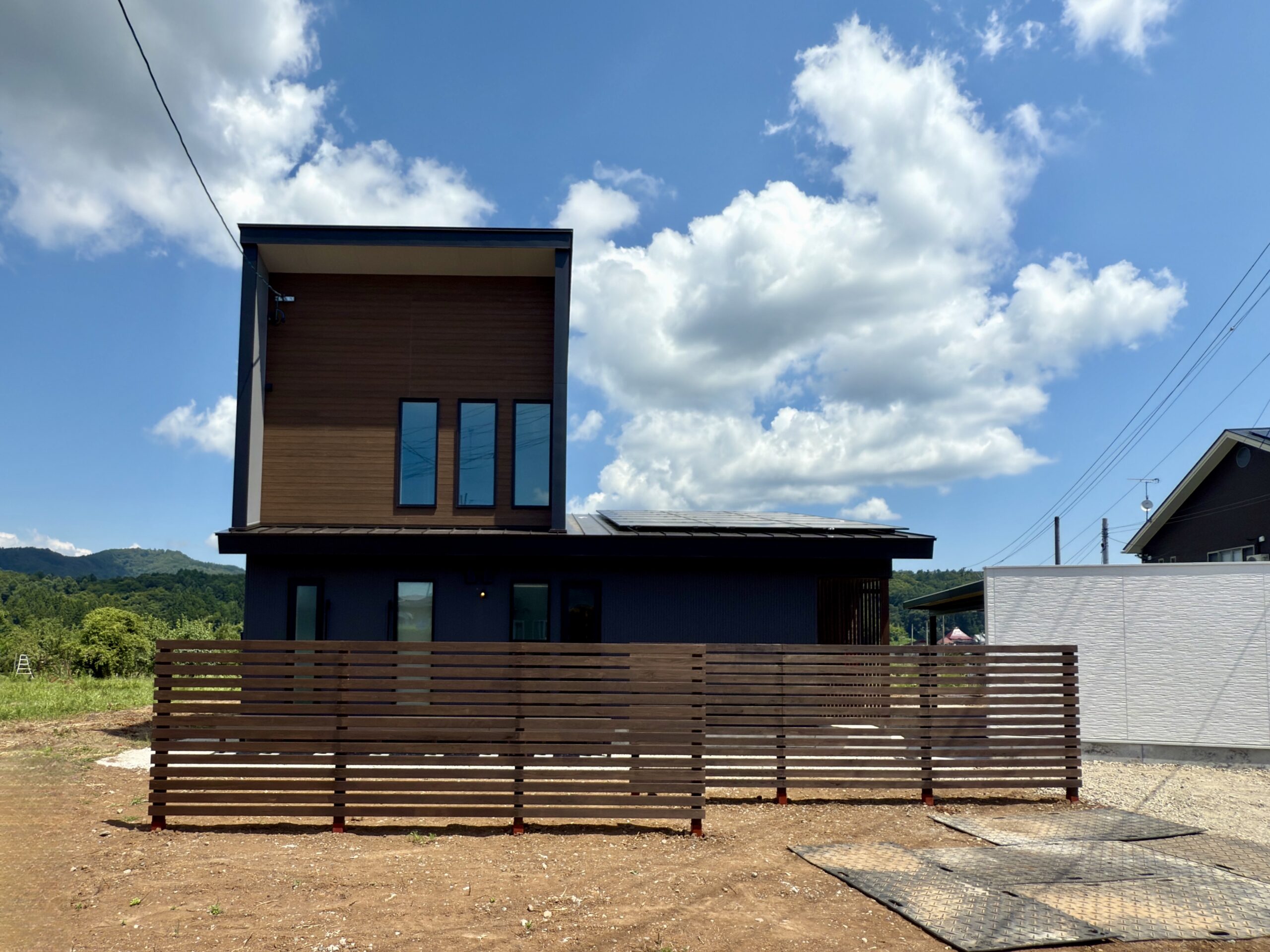 スキップフロア付き平屋